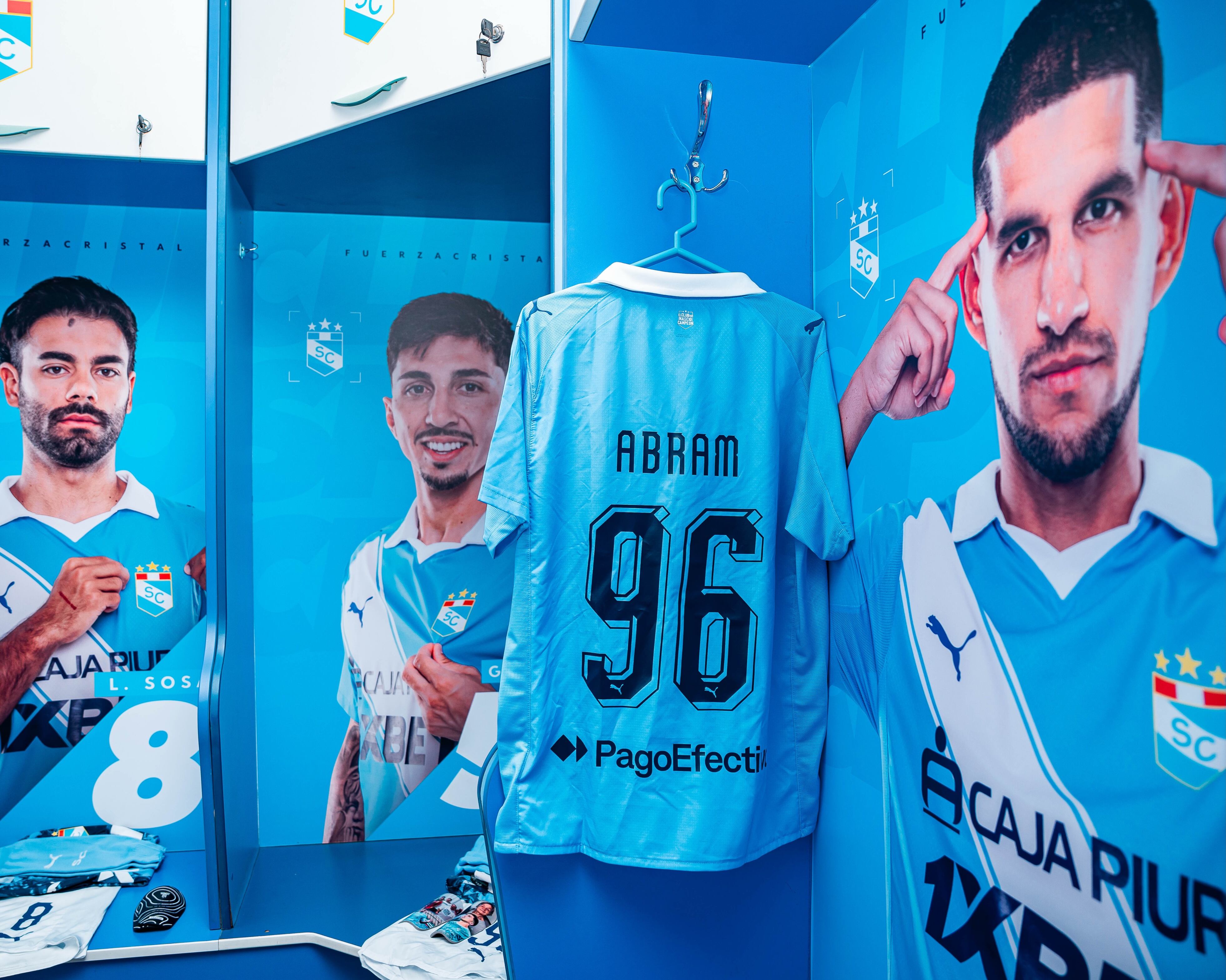 El camerino de Sporting Cristal quedó listo para el partido ante ADT. - créditos: Sporting Cristal