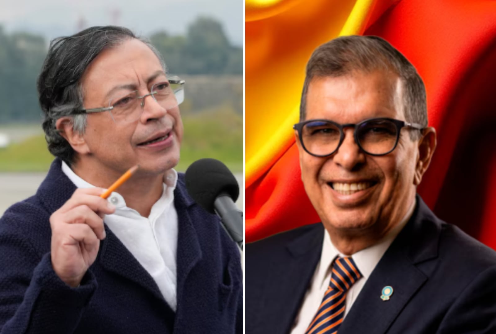 El presidente Gustavo Petro cuestionó la propuesta de Fabio Arjona Hincapié de crear una póliza para manejar las consecuencias que se deriven del fracking - crédito Presidencia y Prensa Abelardo de la Espriella