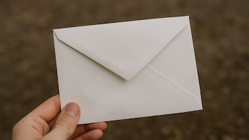 Un globo, una carta de