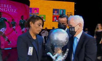 Maribel Domínguez recibió el reconocimiento