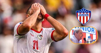 El futbolista sirio no ocultó