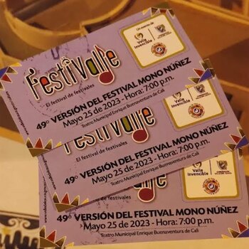 Boletas del Festival Mono Nuñez 2023