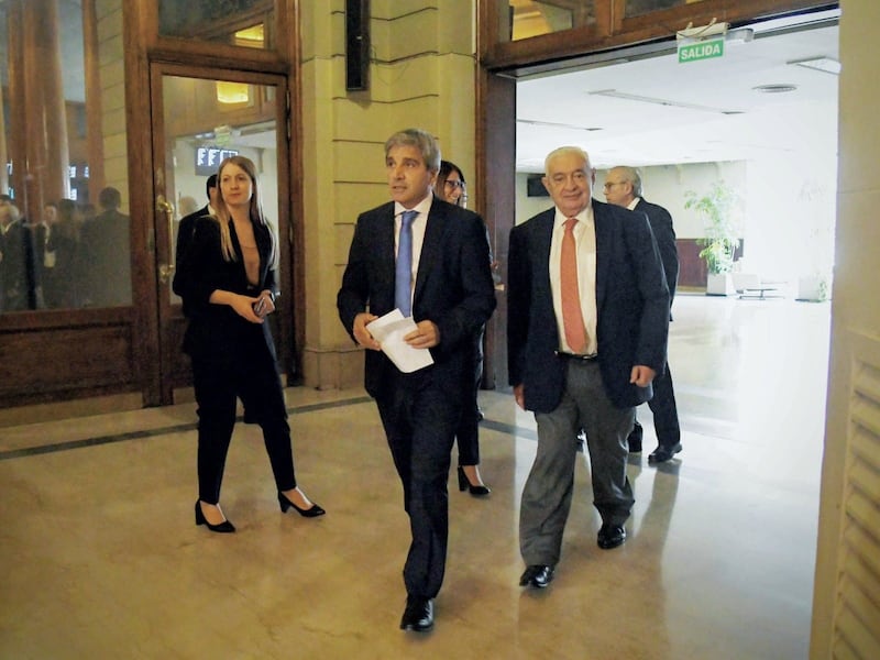 Caputo, en una conversación en la Bolsa de Comercio hace algunas semanas ante la Fundación FIEL
