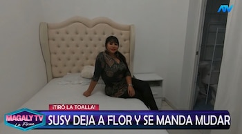 Susy Díaz rompe la convivencia con Florcita Polo y prioriza su tranquilidad. Captura: Magaly Tv La Firme.
