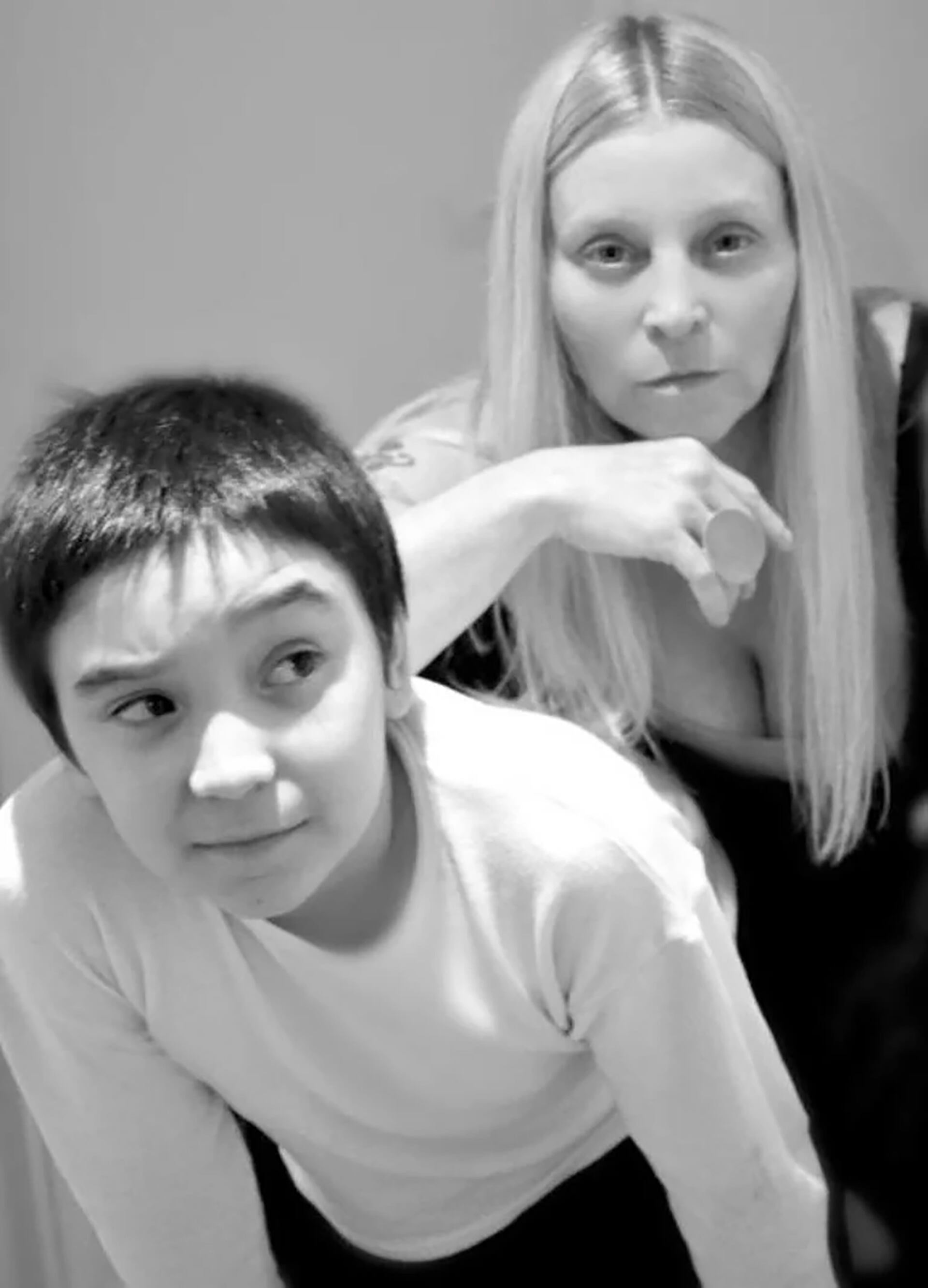 Divina Gloria y su hijo León Villafañe Goldsztern, hoy de 25 años