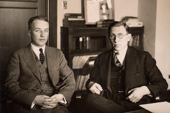 Charles Best y Frederick Banting,