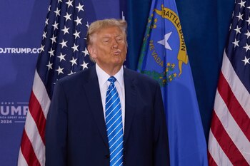 El expresidente estadounidense Donald Trump, en una fotografía de archivo. EFE/EPA/Allison Dinner
