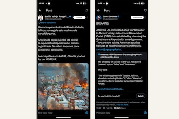 (Capturas de pantalla/X/@EmilioVallejoRL/@LauraLoomer)