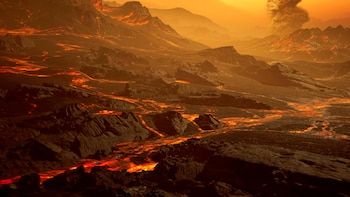 Impresión artística de la superficie