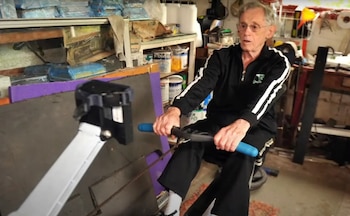 Morgan, quien comenzó a ejercitarse