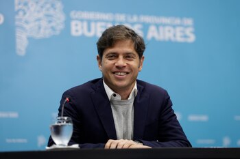 El gobernador bonaerense Axel Kicillof