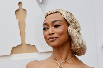 La actriz estadounidense Tati Gabrielle