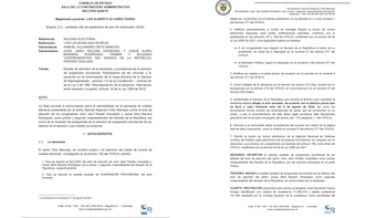 El Consejo de Estado suspendió