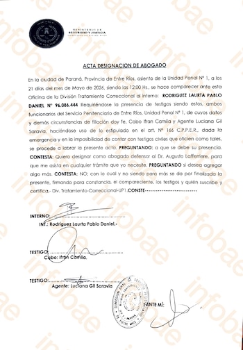 Augusto Lafferriere Abogado Pablo Laurta