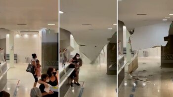 El dramático momento registrado por