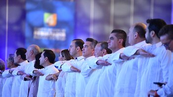 Dirigentes de Va por México