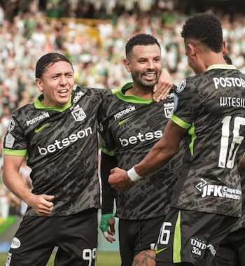 Atlético Nacional ganó 2-1 ante Fortaleza en el estadio Nemesio Camacho el Campín de Bogotá, por la sexta fecha del fútbol profesional colombiano - crédito Atlético Nacional
