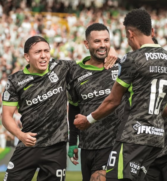 Atlético Nacional ganó 2-1 ante Fortaleza en el estadio Nemesio Camacho el Campín de Bogotá, por la sexta fecha del fútbol profesional colombiano - crédito Atlético Nacional