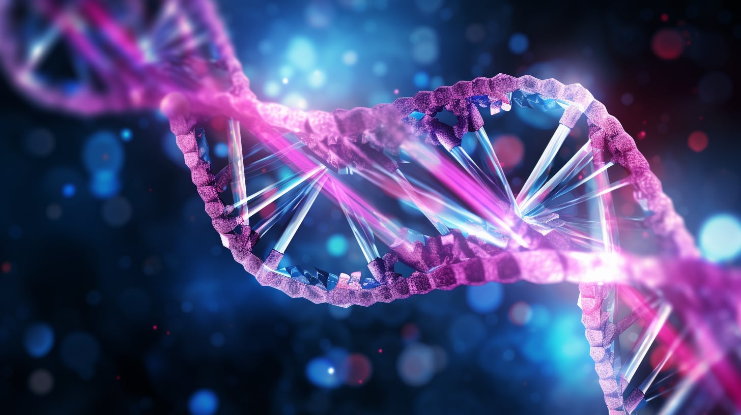 La organización física del ADN humano influye directamente en la expresión biológica y el funcionamiento celular (Imagen ilustrativa Infobae)