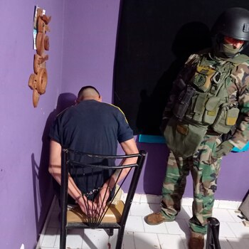 El sospechoso detenido