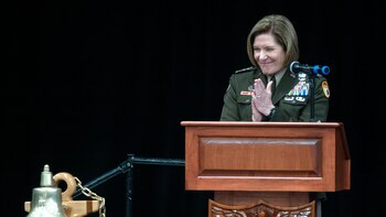 La líder del Comando Sur