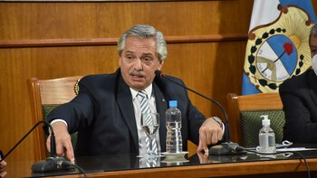 El presidente, Alberto Fernández