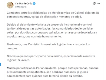 Irís Marín en X