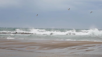 Las olas y el viento ponen en aviso a cinco CCAA, con zonas de Baleares y Cataluña en nivel naranja por mala mar