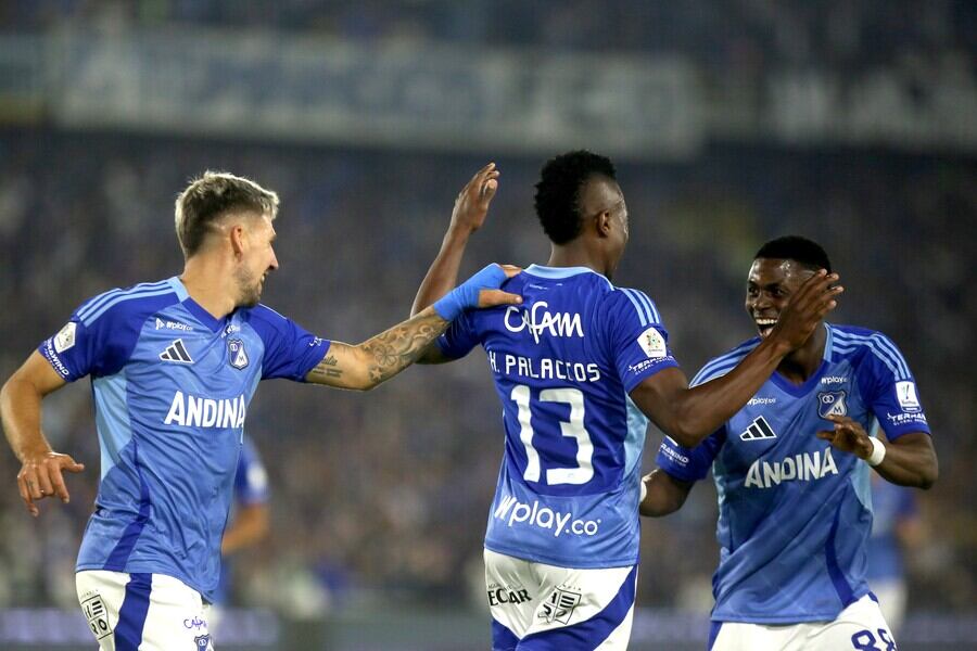 El cuadro azul ganó con un gol de Helibelton Palacios a la cantera de héroes y se colocó como uno de los líderes del campeonato-crédito Lina Gasca/Colprensa