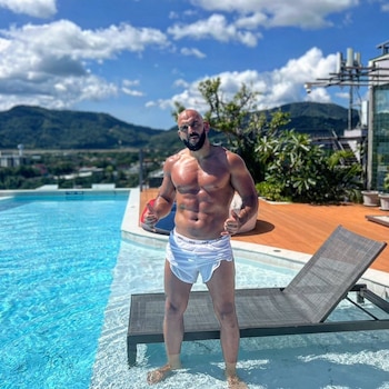 Yassine Cheuko, el guardaespaldas privado