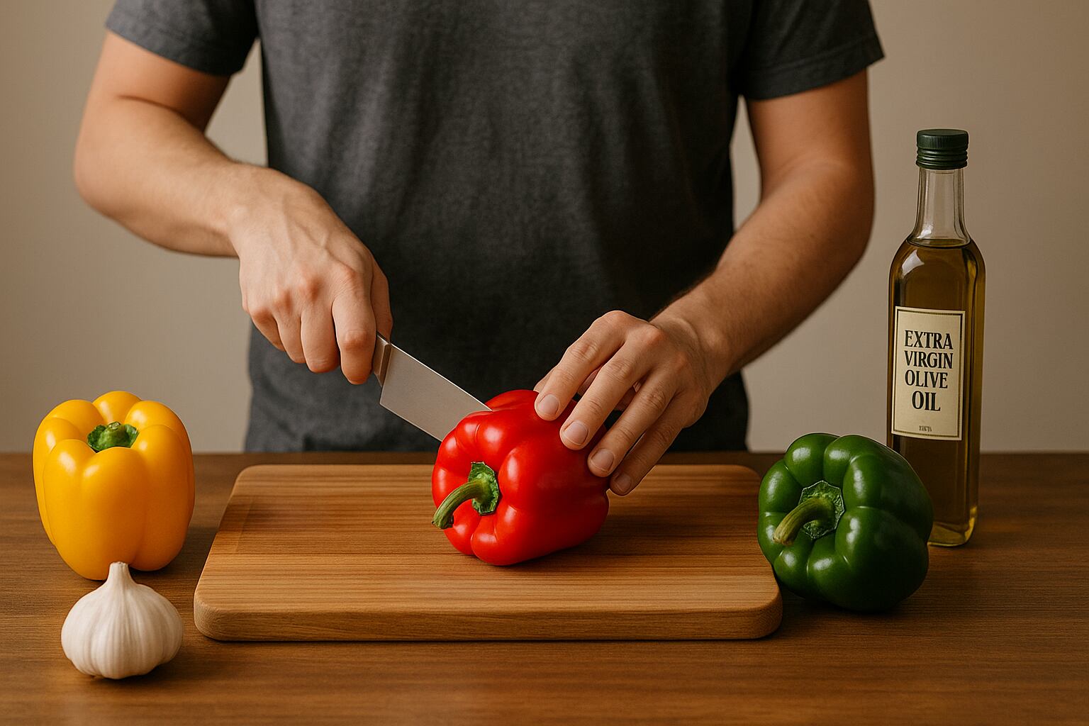 Los morrones superan a la naranja en vitamina C, nutriente clave para la producción de colágeno y la luminosidad de la piel (Imagen Ilustrativa Infobae)