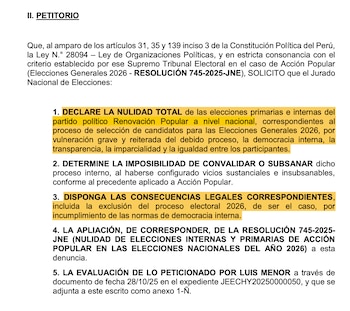 Piden anular elecciones internas de