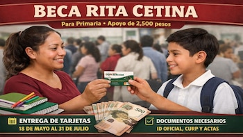 Beca Rita Cetina para primaria: estas son las fechas para recoger la tarjeta y recibir el apoyo de 2 mil 500 pesos