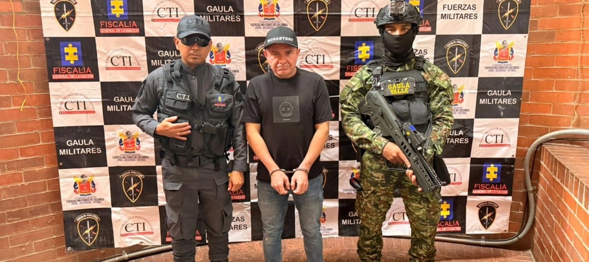 Las autoridades de Colombia revisan bienes tras la captura de los hermanos Gerley Yepes López y Fabián Andrés Yepes López por narcotráfico - crédito Gaula Militar