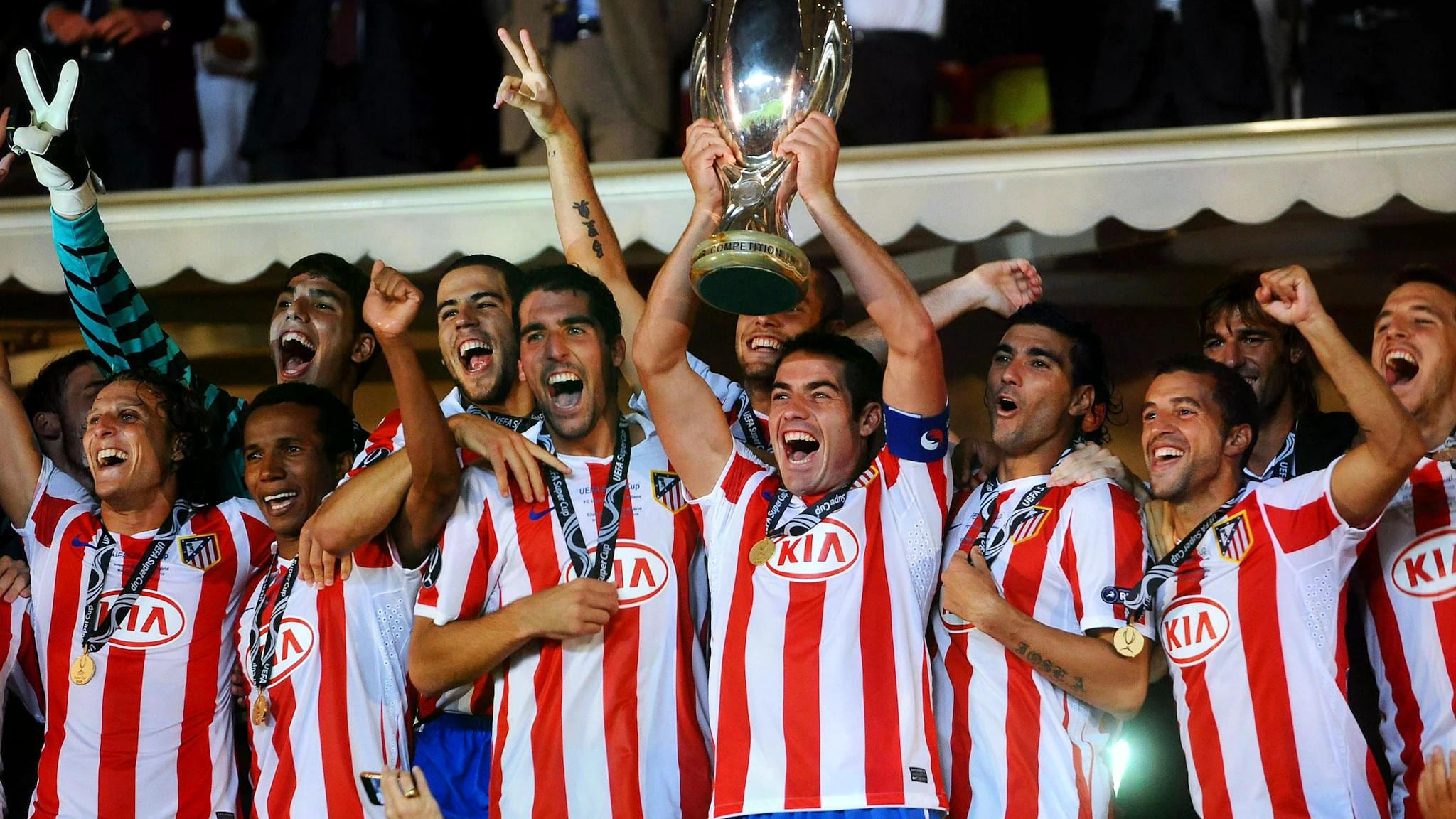 La consagración en la Europa League 2010 marcó un antes y un después para Atlético de Madrid en el plano internacional (UEFA)