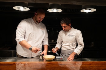 Víctor Infantes y Saúl González,