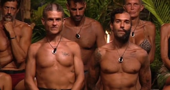 Arkano y Omar Sánchez en 'Supervivientes All Stars 3'. (Mediaset España)