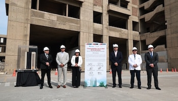 Durante la construcción del nuevo