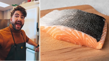 Cómo utilizar la piel del salmón en la cocina, según un pescadero (@elpescaderodemalaga)