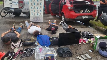 Los cuatro hombres fueron detenidos