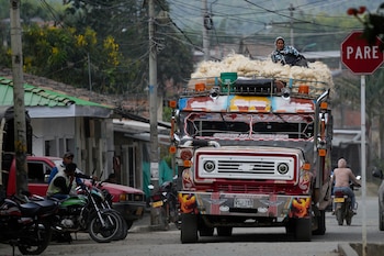 La informalidad en zonas rurales de Colombia es mucho más alta - crédito Fernando Vergara/AP