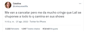 El tweet en contra de