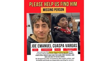 Con este cartel la familia