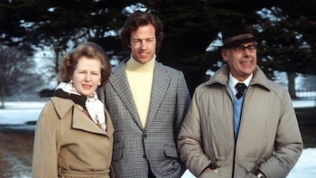 Mark Thatcher cuando se reencontró