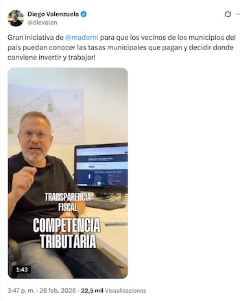 Diego Valenzuela, ex intendente del