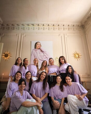 La esposa de Tagliafico junto