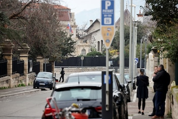 Vista del consulado ruso en