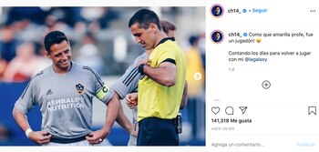 Chicharito compartió una divertida publicación