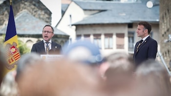 Macron advierte a Andorra de que si dice 'no' a Europa "la puerta no se reabrirá"