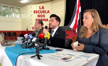 Autoridades del MEP presentaron en conferencia de prensa los principales desafíos que enfrenta la educación costarricense. Crédito: MEP